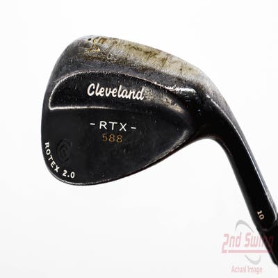 Cleveland 588 RTX 2.0 Black Satin Wedge Sand SW 54° 10 Deg Bounce FST KBS Hi-Rev 2.0 115 Steel Wedge Flex Right Handed 35.0in