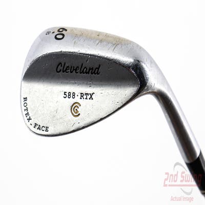 Cleveland 588 RTX Satin Chrome Wedge Lob LW 60° 8 Deg Bounce True Temper Dynamic Gold Steel Wedge Flex Right Handed 35.25in