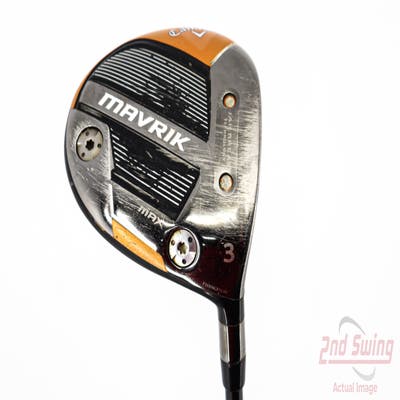 Callaway Mavrik Max Fairway Wood 3 Wood 3W 15° UST Mamiya Helium Black 5 Graphite Senior Right Handed 43.0in