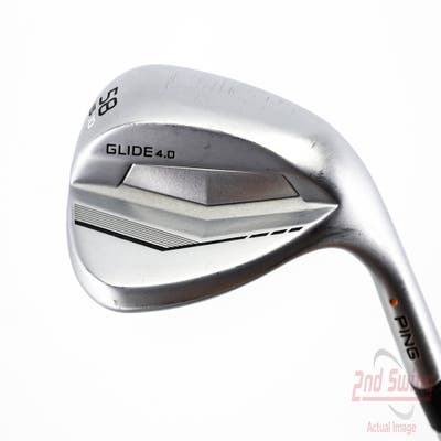 Ping Glide 4.0 Wedge Lob LW 58° 10 Deg Bounce S Grind Stock Steel Shaft Steel Wedge Flex Right Handed Orange Dot 35.0in