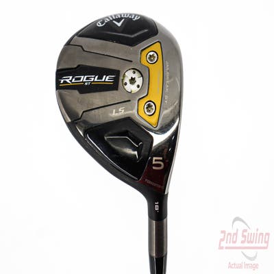 Callaway Rogue ST LS Fairway Wood 5 Wood 5W 18° PX HZRDUS Smoke Black RDX 70 Graphite Stiff Right Handed 42.5in