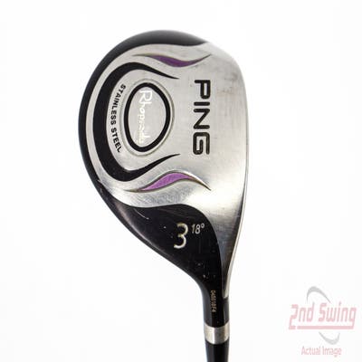 Ping Rhapsody Fairway Wood 3 Wood 3W 18° Ping ULT 129F Ladies Graphite Ladies Right Handed 42.5in