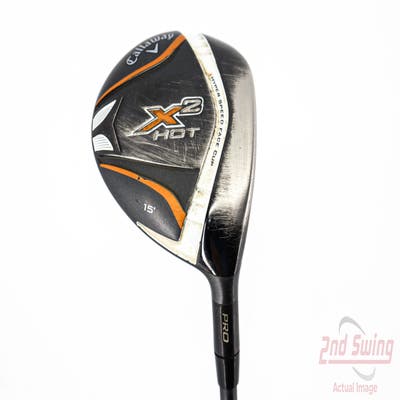 Callaway X2 Hot Pro Fairway Wood 3 Wood 3W 15° Aldila Tour Green 75 Graphite Stiff Right Handed 43.0in