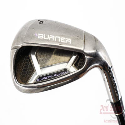 TaylorMade Burner Superlaunch Single Iron Pitching Wedge PW TM Reax Superfast 50 Graphite Ladies Right Handed 35.0in