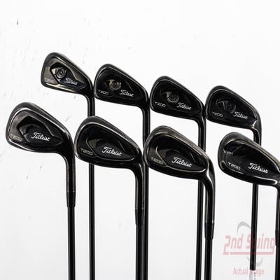 Titleist T200 Black Iron Set 4-GW True Temper Onyx AMT Black Steel Stiff Right Handed 38.25in