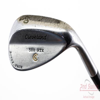 Cleveland 588 RTX Satin Chrome Wedge Lob LW 60° 8 Deg Bounce True Temper Dynamic Gold S200 Steel Wedge Flex Right Handed 35.25in