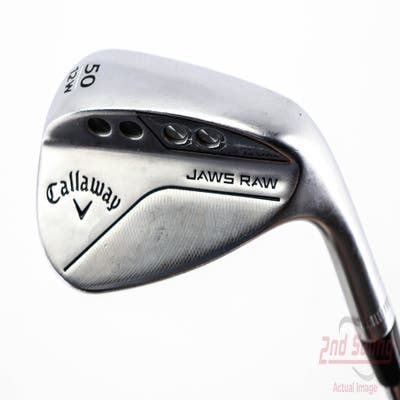 Callaway Jaws Raw Chrome Wedge Gap GW 50° 12 Deg Bounce W Grind Dynamic Gold Tour Issue X100 Steel X-Stiff Right Handed 36.0in