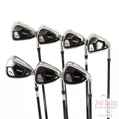 Callaway Rogue ST Max OS Iron Set 4-PW Mitsubishi Tensei AV Blue 75 Graphite Stiff Right Handed 38.25in