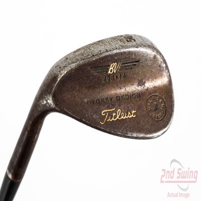 Titleist Vokey Oil Can Wedge Sand SW 56° 14 Deg Bounce True Temper Dynamic Gold Steel Wedge Flex Left Handed 35.75in