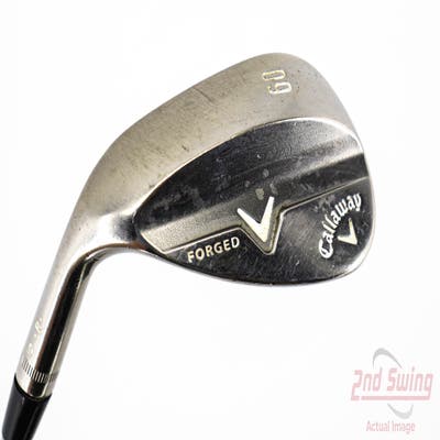 Callaway Forged Trivalent Dark Chrome Wedge Lob LW 60° 9 Deg Bounce Callaway Stock Steel Steel Wedge Flex Left Handed 34.75in