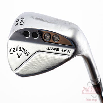 Callaway Jaws Raw Chrome Wedge Lob LW 60° 12 Deg Bounce X Grind Dynamic Gold Spinner TI Steel Wedge Flex Right Handed 35.0in