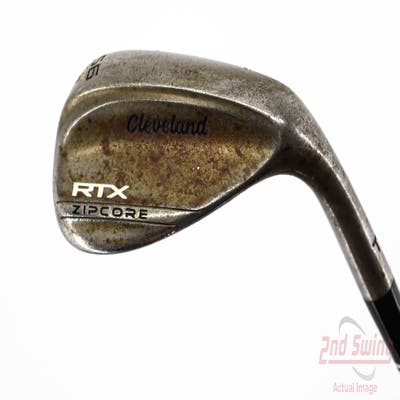 Cleveland RTX ZipCore Raw Wedge Sand SW 56° 10 Deg Bounce Mid FST KBS Tour-V 110 Steel Stiff Right Handed 35.75in