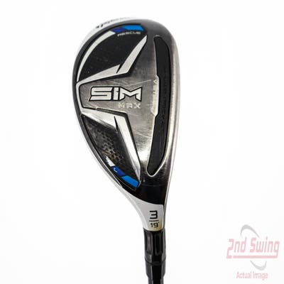 TaylorMade SIM MAX Hybrid 3 Hybrid 19° MCA Tensei AV Blue Raw 70 Graphite Regular Right Handed 40.75in