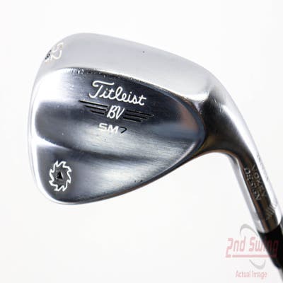 Titleist Vokey SM7 Tour Chrome Wedge Gap GW 52° 8 Deg Bounce F Grind SM7 BV Steel Wedge Flex Right Handed 35.5in