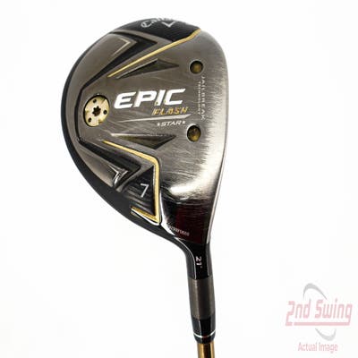 Callaway EPIC Flash Star Fairway Wood 7 Wood 7W 21° UST ATTAS Speed Series 40 Graphite Senior Right Handed 42.0in