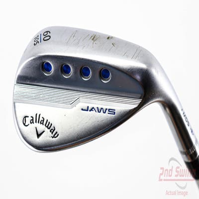 Callaway Jaws MD5 Platinum Chrome Wedge Lob LW 60° 10 Deg Bounce S Grind Dynamic Gold Tour Issue 115 Steel Stiff Right Handed 35.0in