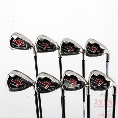 Callaway 2006 Big Bertha Iron Set 5-PW AW SW Callaway Stock Graphite Graphite Regular Right Handed 39.25in