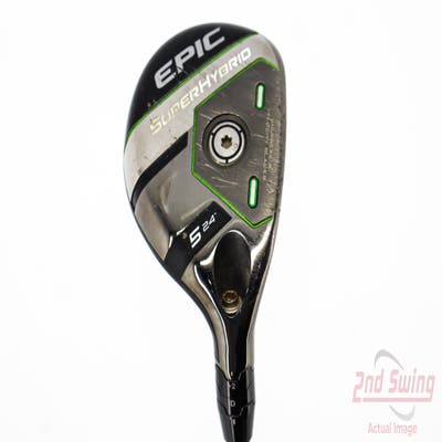 Callaway EPIC Super Hybrid 5 Hybrid 24° Aerotech SteelFiber fc65 Graphite Senior Right Handed 40.0in