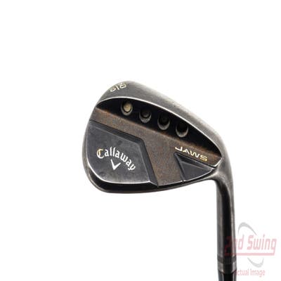 Callaway Jaws Full Toe Raw Black Wedge Lob LW 60° 10 Deg Bounce True Temper Dynamic Gold 115 Steel Wedge Flex Right Handed 35.0in