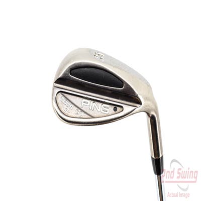 Ping Tour Black Nickel Wedge Lob LW 60° 8 Deg Bounce Stock Steel Shaft Steel Wedge Flex Right Handed Black Dot 35.5in