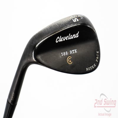 Cleveland 588 RTX Black Pearl Wedge Gap GW 52° 10 Deg Bounce True Temper Dynamic Gold Steel Wedge Flex Left Handed 35.5in