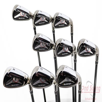 TaylorMade 2009 Burner Iron Set 5-LW TM Reax 65 Graphite Stiff Right Handed 38.5in