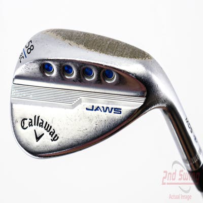 Callaway Jaws MD5 Platinum Chrome Wedge Lob LW 58° 8 Deg Bounce C Grind Dynamic Gold Tour Issue S200 Steel Stiff Right Handed 35.25in