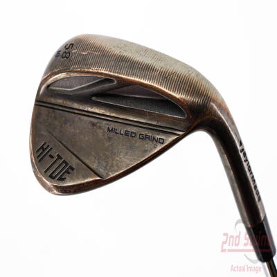 TaylorMade Milled Grind HI-TOE 3 Copper Wedge Lob LW 58° 10 Deg Bounce FST KBS Hi-Rev 2.0 115 Steel Wedge Flex Right Handed 34.75in