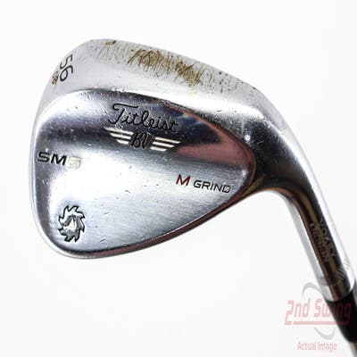 Titleist Vokey SM6 Tour Chrome Wedge Sand SW 56° 8 Deg Bounce M Grind SM6 BV Steel Wedge Flex Right Handed 35.25in