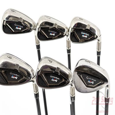 TaylorMade M4 Iron Set 6-PW SW Fujikura ATMOS 5 Red Graphite Senior Right Handed 38.0in