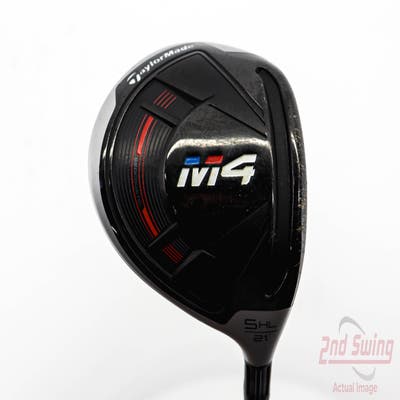 TaylorMade M4 Fairway Wood 5 Wood HL 21° Fujikura ATMOS 5 Red Graphite Senior Right Handed 42.25in