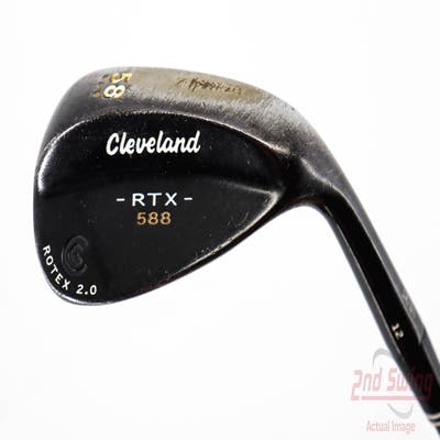 Cleveland 588 RTX 2.0 Black Satin Wedge Lob LW 58° 12 Deg Bounce Cleveland ROTEX Wedge Graphite Wedge Flex Right Handed 36.25in