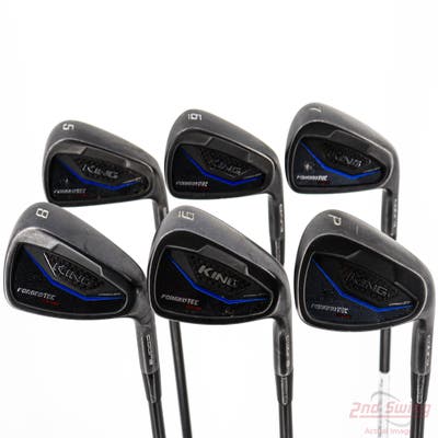 Cobra KING BLK Forged Tec One Length Iron Set 5-PW True Temper AMT White S300 Steel Stiff Right Handed 37.5in