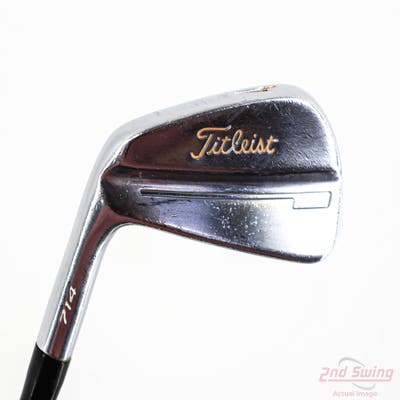 Titleist 714 MB Single Iron 4 Iron True Temper Dynamic Gold X100 Steel X-Stiff Left Handed 38.25in