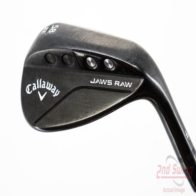 Callaway Jaws Raw Black Plasma Wedge Lob LW 58° 8 Deg Bounce Z Grind Project X Catalyst Wedge Graphite Wedge Flex Right Handed 35.0in