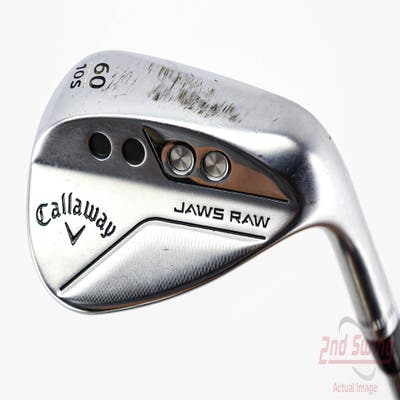 Callaway Jaws Raw Chrome Wedge Lob LW 60° 10 Deg Bounce Dynamic Gold Tour Issue S400 Steel Stiff Right Handed 35.25in