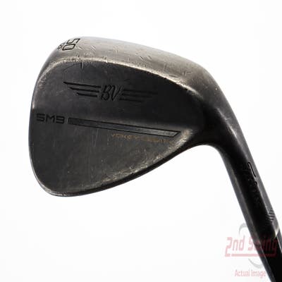 Titleist Vokey SM9 Jet Black Wedge Gap GW 50° 12 Deg Bounce F Grind FST KBS Tour Steel Stiff Right Handed 36.5in