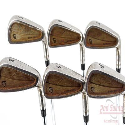 Sub 70 639 CB Forged Raw Iron Set 5-PW FST KBS Tour 120 Steel Stiff Right Handed 38.75in