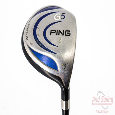 Ping G5 Fairway Wood 3 Wood 3W 15° Aldila NV 75 Graphite Stiff Right Handed 42.75in