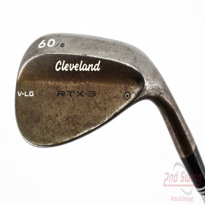 Cleveland RTX-3 Tour Raw Wedge Lob LW 60° 6 Deg Bounce V-LG True Temper Dynamic Gold Steel Wedge Flex Right Handed 35.0in