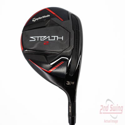 TaylorMade Stealth 2 Fairway Wood 3 Wood 3W 15° Fujikura Ventus Red TR 5 Graphite Regular Right Handed 43.25in