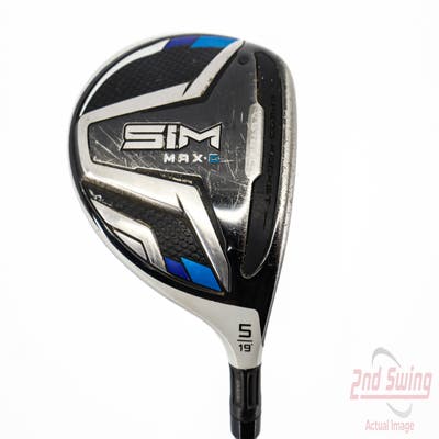 TaylorMade SIM MAX-D Fairway Wood 5 Wood 5W 19° UST Mamiya Helium 5 Graphite Stiff Right Handed 42.25in