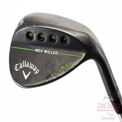 Callaway MD3 Milled Black C-Grind Wedge Sand SW 56° 10 Deg Bounce True Temper Dynamic Gold S300 Steel Stiff Right Handed 35.75in