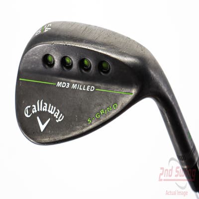 Callaway MD3 Milled Black S-Grind Wedge Sand SW 54° 10 Deg Bounce True Temper XP 95 S300 Steel Wedge Flex Right Handed 36.0in