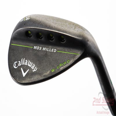 Callaway MD3 Milled Black W-Grind Wedge Lob LW 58° 11 Deg Bounce True Temper Dynamic Gold S300 Steel Stiff Right Handed 35.5in