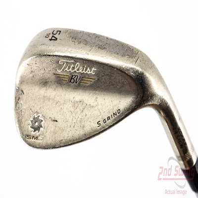 Titleist Vokey SM5 Gold Nickel Wedge Sand SW 54° 10 Deg Bounce Titleist SM5 BV Steel Wedge Flex Right Handed 35.75in