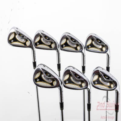 TaylorMade R7 TP Iron Set 4-PW Rifle Flighted 6.0 Steel Stiff Right Handed 38.25in