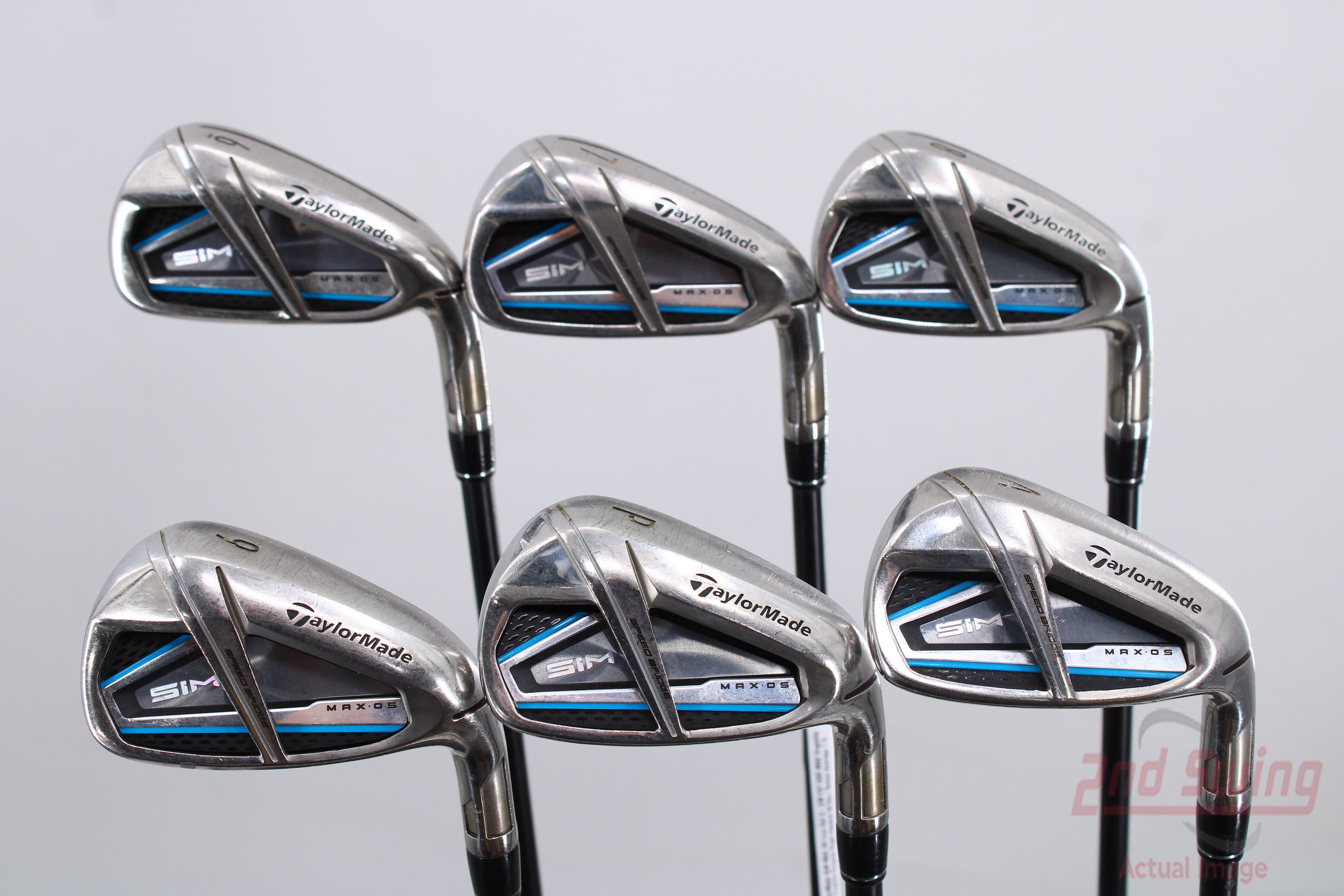 TaylorMade SIM MAX OS Iron Set (A-D2227698866) | 2nd Swing Golf