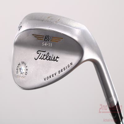 Titleist Vokey Spin Milled SM4 Chrome Wedge Sand SW 54° 11 Deg Bounce FST KBS Tour Steel Regular+ Right Handed 35.5in