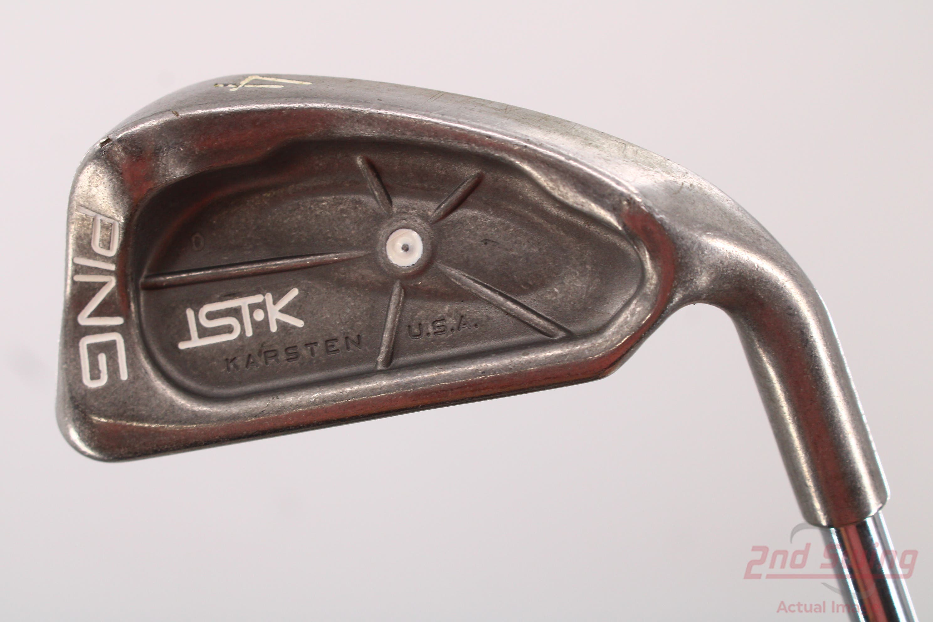 USED Ping Karsten IST-K buy Black Dot IRONS 2-PW Ping JZ Reg Flex Steel Shaft /RH